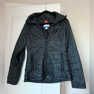 Columbia Black Omni-Heat Quilted Jacket Hoodless